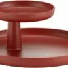 vitra rotary tray brick red