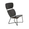 miller lounge chair high zwart functionals