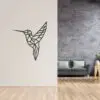 kolibrie vogel aan de muur wanddecoratie