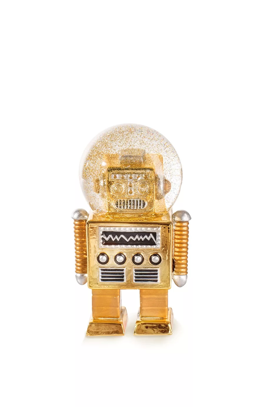 Glitter Robot Sneeuwbol - The Robot (S) - 13,5 cm - Afbeelding 8