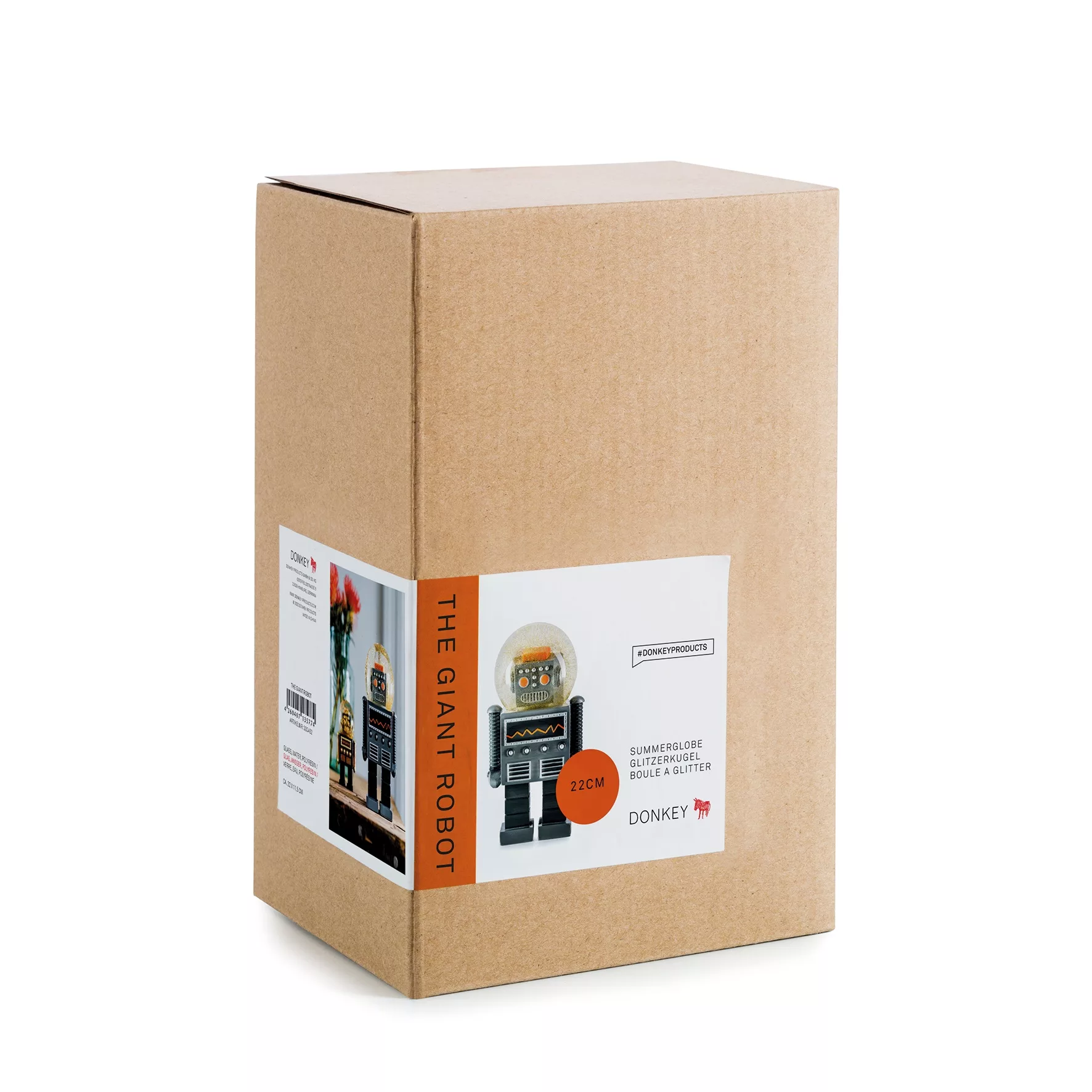 Glitter Robot Sneeuwbol - The Giant Robot - 22 cm - Afbeelding 4