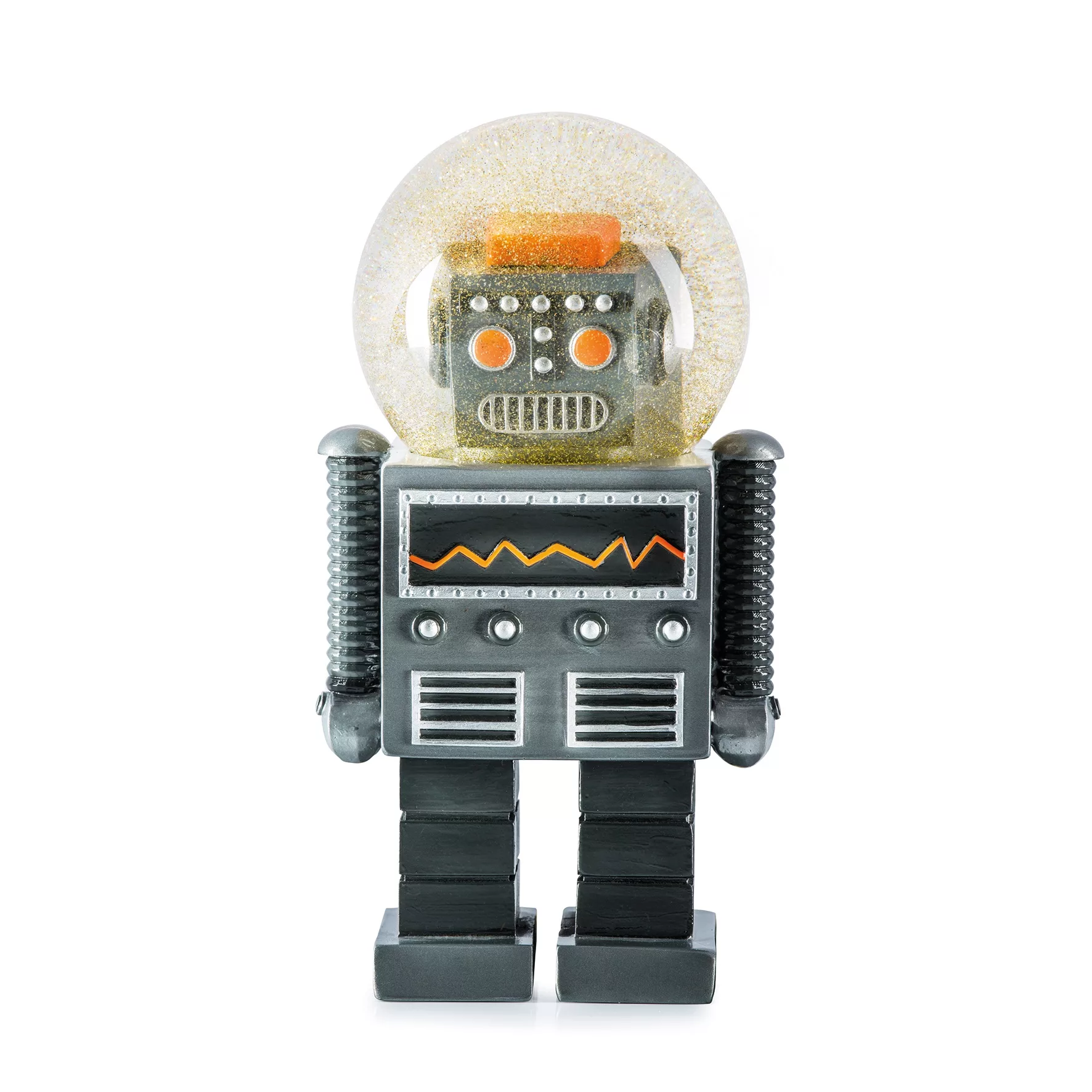 Glitter Robot Sneeuwbol - The Giant Robot - 22 cm