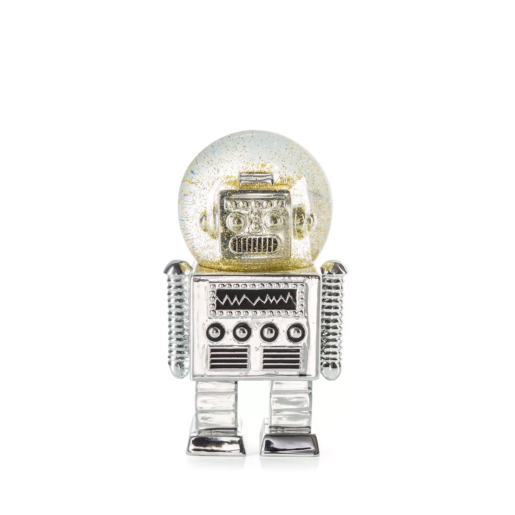 Glitter Robot Sneeuwbol - The Robot (S) - 13,5 cm - Afbeelding 11